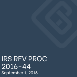 IRS REV PROC 2016-44