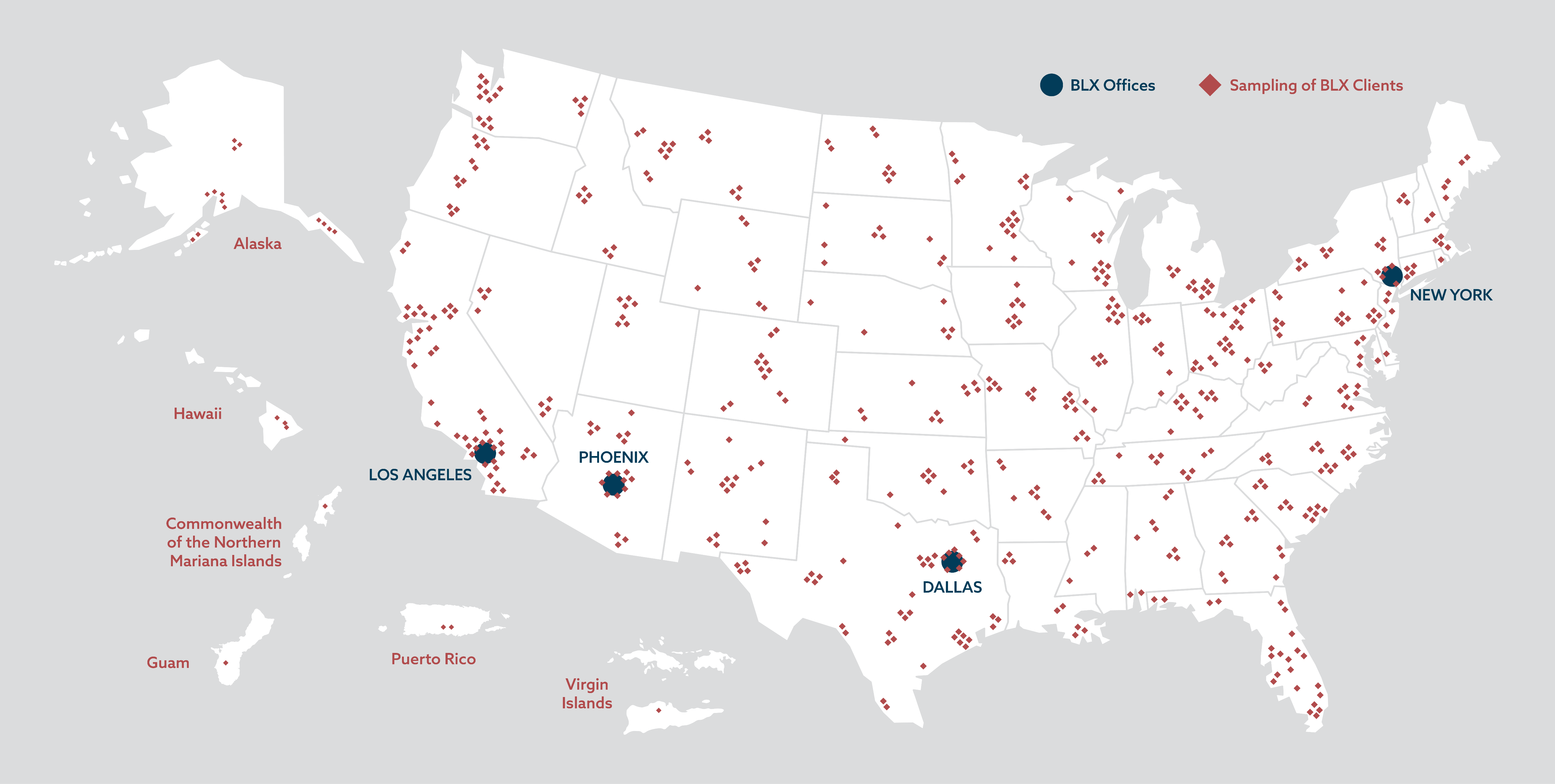 BLX Group Locations Map